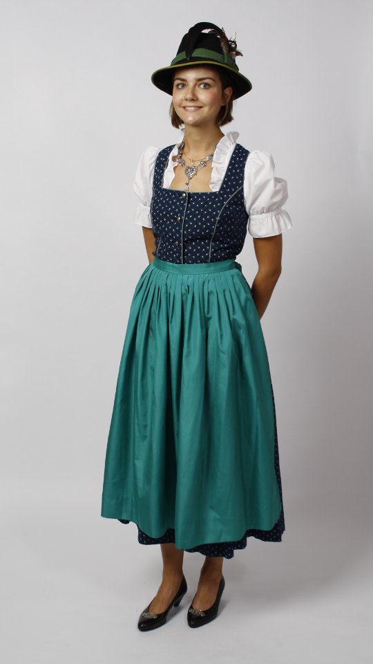 Dirndl blue petrol