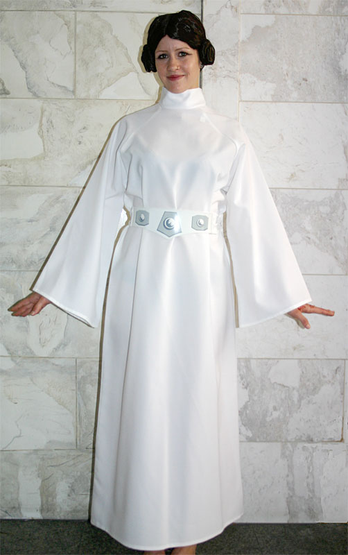 Prinzessin Leia Star Wars Outfit (Kleid, Gürtel und Perücke) Kostüme Breuer in München