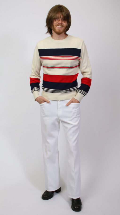 70er Jahre Outfit - Original - Gestreift